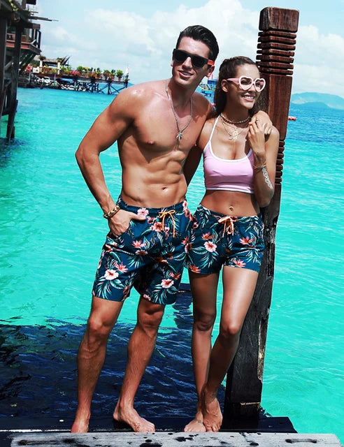 Custom Casual Men's Swim Trunks - Quick Dry Fabric