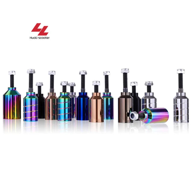 CNC Custom Pro Stunt Pegs - Aluminum Alloy Scooter Foot Pegs