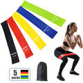 ZAKERDA Professional 5-Piece Resistance Bands Set