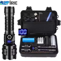 Adjustable LED Flashlight - Super Bright USB Rechargeable Waterproof Torch