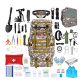 Portable Survival First Aid Kit - Molle Compatible Emergency Trauma Bag