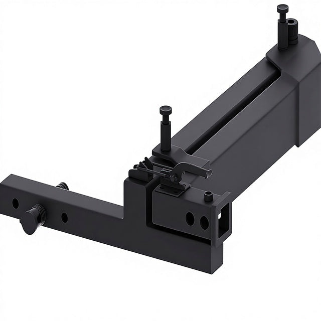 90-Degree Arm Hitch Adapter - Swing Away Receiver Extension