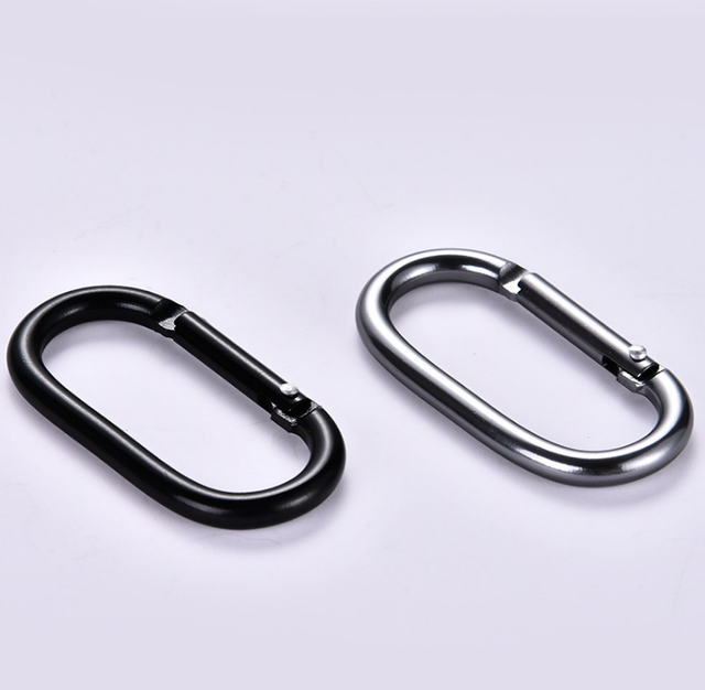 Aluminum O Shape Webbing Carabiner - D-Type Tactical Backpack Hook