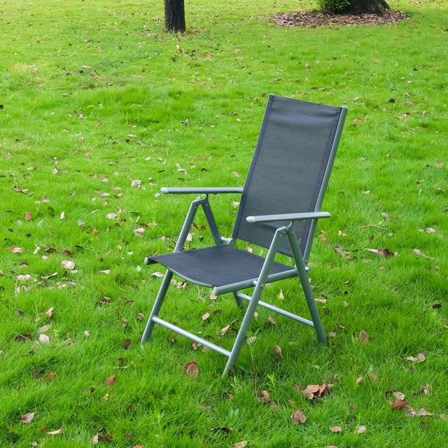 Oxford Fabric Folding Armchair - High Back Portable Camping Seat