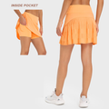 2-in-1 Lightweight Quick-Drying Yoga Skirts with Pockets