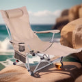Uplion Portable Folding Recliner - Lightweight Aluminum Beach Chair
