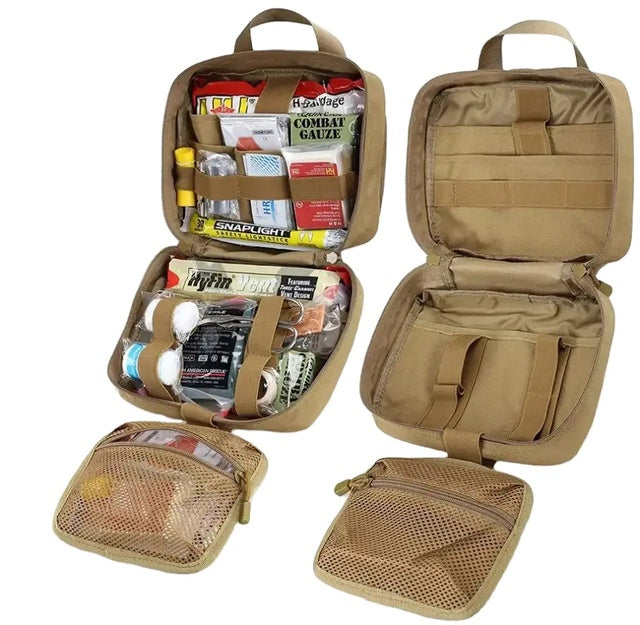 Tactical Emergency Molle Pouch - Compact Medical First Aid Utility Bag