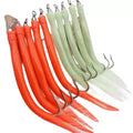 Stainless Steel Fishhooks with Barbs - Lure Hook Set
