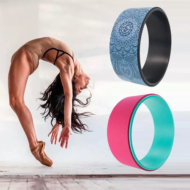 33cm Professional Yoga Wheel - Back Pain Relief & Stretching