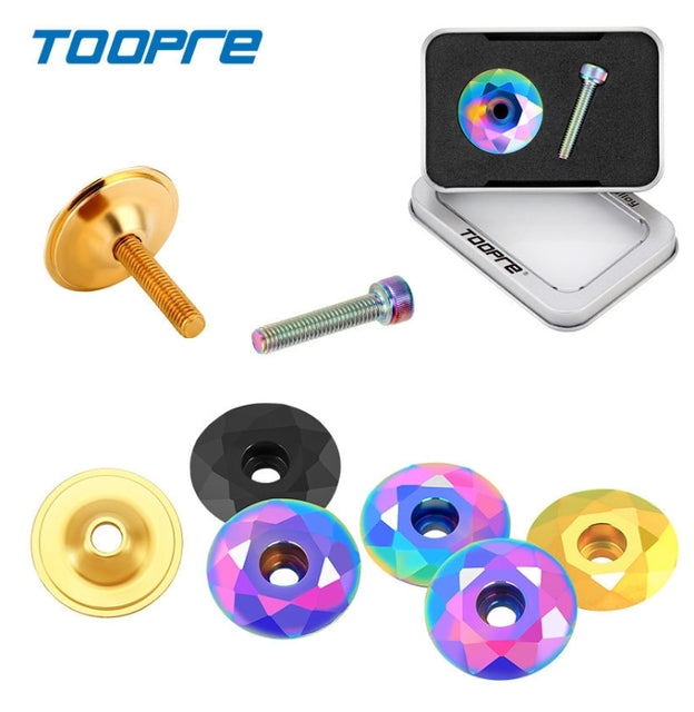 MTB Aluminum Fork Top Cap - CNC Machined Headset Cover